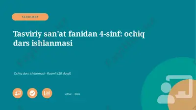 01171_tasviriy_sanat_fanidan_4_sinf_ochiq_dars — PPTX