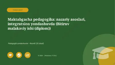 06596_maktabgacha_pedagogika_nazariy_asoslari — PPTX