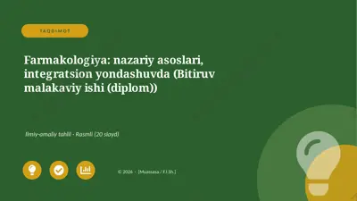 06846_farmakologiya_nazariy_asoslari_integrats — PPTX