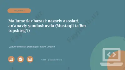 00838_malumotlar_bazasi_nazariy_asoslari_anana — PPTX