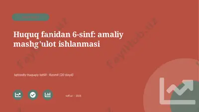 03347_huquq_fanidan_6_sinf_amaliy_mashgulot_is — PPTX