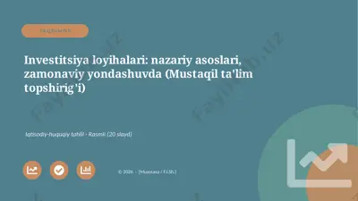 02388_investitsiya_loyihalari_nazariy_asoslari — PPTX