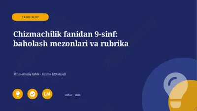 03924_chizmachilik_fanidan_9_sinf_baholash_mez — PPTX