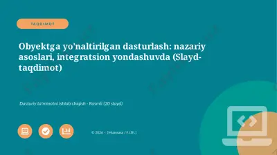 06351_obyektga_yonaltirilgan_dasturlash_nazari — PPTX