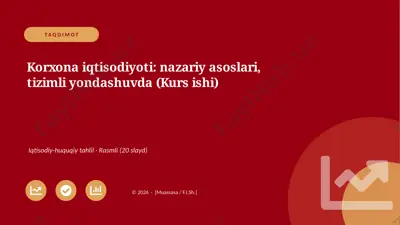 04255_korxona_iqtisodiyoti_nazariy_asoslari_ti — PPTX