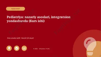 06865_pediatriya_nazariy_asoslari_integratsion — PPTX
