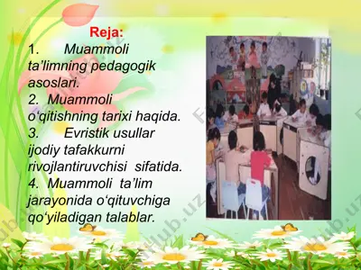 muammoli ta'lim 3 — PPT