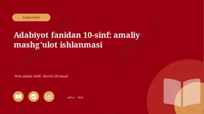 03185_adabiyot_fanidan_10_sinf_amaliy_mashgulo — PPTX