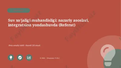 07067_suv_xojaligi_muhandisligi_nazariy_asosla — PPTX