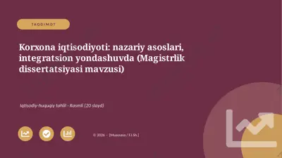 06102_korxona_iqtisodiyoti_nazariy_asoslari — PPTX