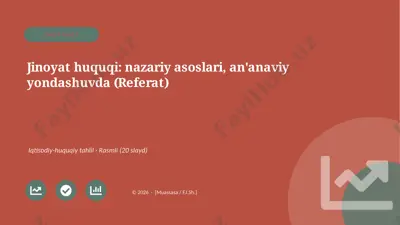 00657_jinoyat_huquqi_nazariy_asoslari_ananaviy — PPTX
