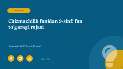 02670_chizmachilik_fanidan_9_sinf_fan_togaragi — PPTX