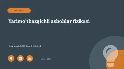 00379_yarimotkazgichli_asboblar_fizikasi — PPTX