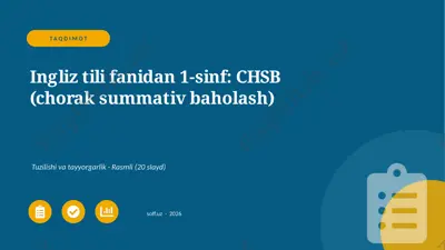 01880_ingliz_tili_fanidan_1_sinf_chsb_chorak_s — PPTX