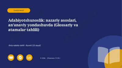 01194_adabiyotshunoslik_nazariy_asoslari_anana — PPTX