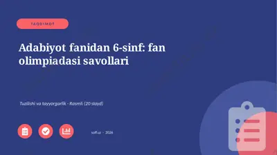 02763_adabiyot_fanidan_6_sinf_fan_olimpiadasi_ — PPTX