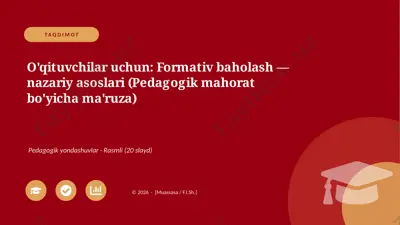 00125_oqituvchilar_uchun_formativ_baholash_naz — PPTX