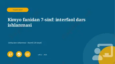 03460_kimyo_fanidan_7_sinf_interfaol_dars_ishl — PPTX