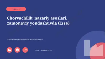 03423_chorvachilik_nazariy_asoslari_zamonaviy — PPTX