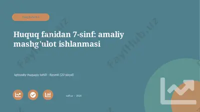 03348_huquq_fanidan_7_sinf_amaliy_mashgulot_is — PPTX