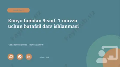 04298_kimyo_fanidan_9_sinf_1_mavzu_uchun_bataf — PPTX