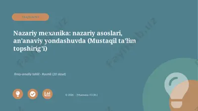 01448_nazariy_mexanika_nazariy_asoslari_ananav — PPTX