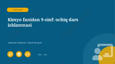 01110_kimyo_fanidan_9_sinf_ochiq_dars_ishlanma — PPTX