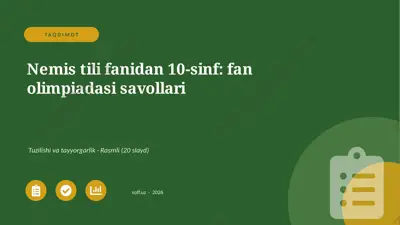 02796_nemis_tili_fanidan_10_sinf_fan_olimpiada — PPTX