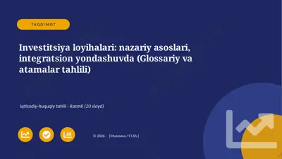 06074_investitsiya_loyihalari_nazariy_asoslari — PPTX