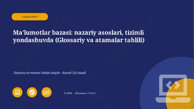 04524_malumotlar_bazasi_nazariy_asoslari_tizim — PPTX