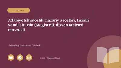 04872_adabiyotshunoslik_nazariy_asoslari_tizim — PPTX