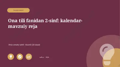 04002_ona_tili_fanidan_2_sinf_kalendar_mavzuiy — PPTX