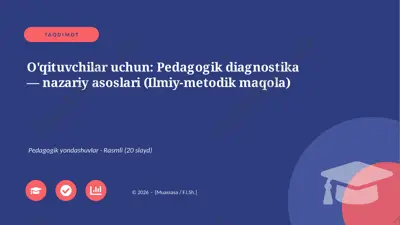 00193_oqituvchilar_uchun_pedagogik_diagnostika — PPTX