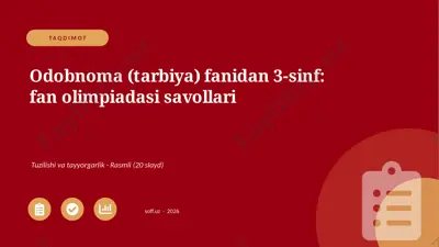 02855_odobnoma_tarbiya_fanidan_3_sinf_fan_olim — PPTX