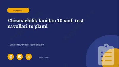 01364_chizmachilik_fanidan_10_sinf_test_savoll — PPTX