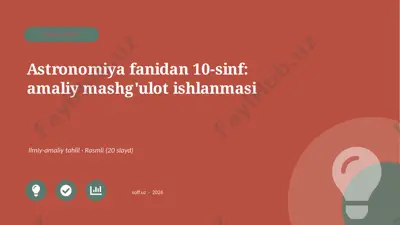 03337_astronomiya_fanidan_10_sinf_amaliy_mashg — PPTX