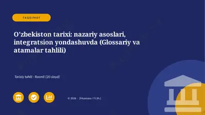 07294_ozbekiston_tarixi_nazariy_asoslari_integ — PPTX