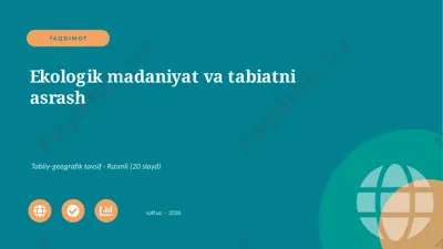 00531_ekologik_madaniyat_va_tabiatni_asrash — PPTX