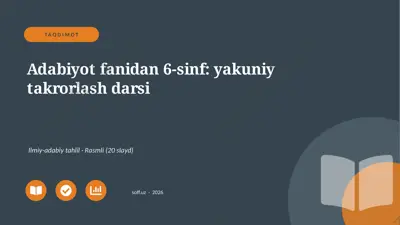 03599_adabiyot_fanidan_6_sinf_yakuniy_takrorla — PPTX
