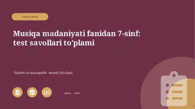 01372_musiqa_madaniyati_fanidan_7_sinf_test_sa — PPTX