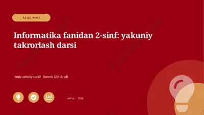 03675_informatika_fanidan_2_sinf_yakuniy_takro — PPTX