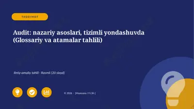 04134_audit_nazariy_asoslari_tizimli_yondashuv — PPTX