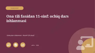 01032_ona_tili_fanidan_11_sinf_ochiq_dars_ishl — PPTX