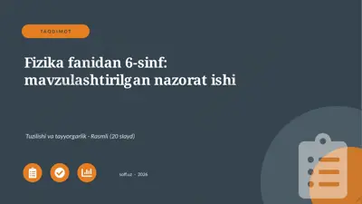01519_fizika_fanidan_6_sinf_mavzulashtirilgan_ — PPTX