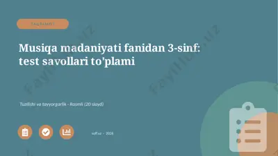 01368_musiqa_madaniyati_fanidan_3_sinf_test_sa — PPTX