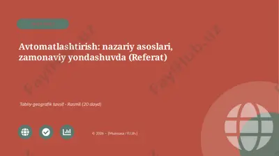 03327_avtomatlashtirish_nazariy_asoslari_zamon — PPTX
