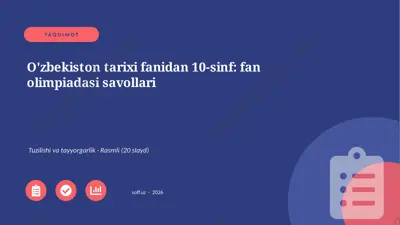 02803_ozbekiston_tarixi_fanidan_10_sinf_fan_ol — PPTX