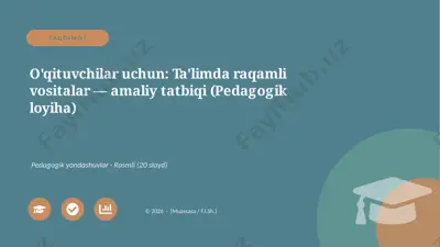 00118_oqituvchilar_uchun_talimda_raqamli_vosit — PPTX
