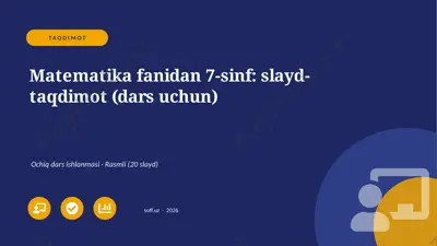 00914_matematika_fanidan_7_sinf_slayd_taqdimot — PPTX