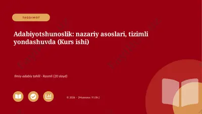 04865_adabiyotshunoslik_nazariy_asoslari_tizim — PPTX